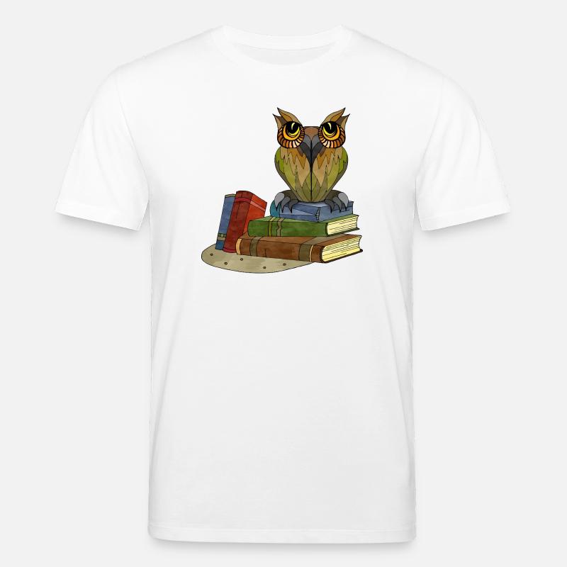 Eulenvogel - Stanley/Stella Unisex Bio-T-Shirt CREATOR  - Weiß