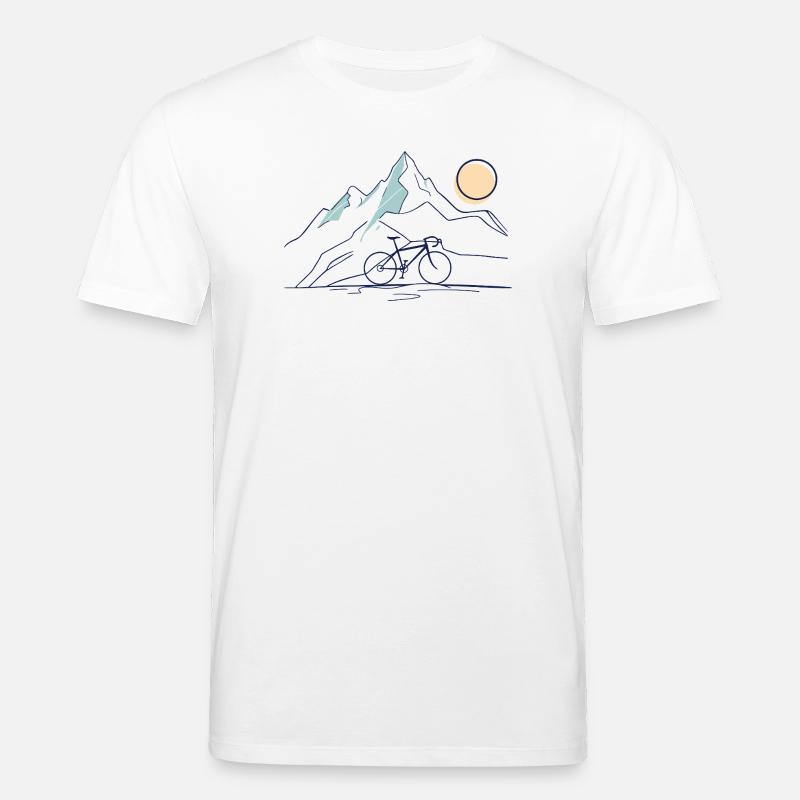 Mountain Ride - Stanley/Stella Unisex Bio-T-Shirt CREATOR  - Weiß