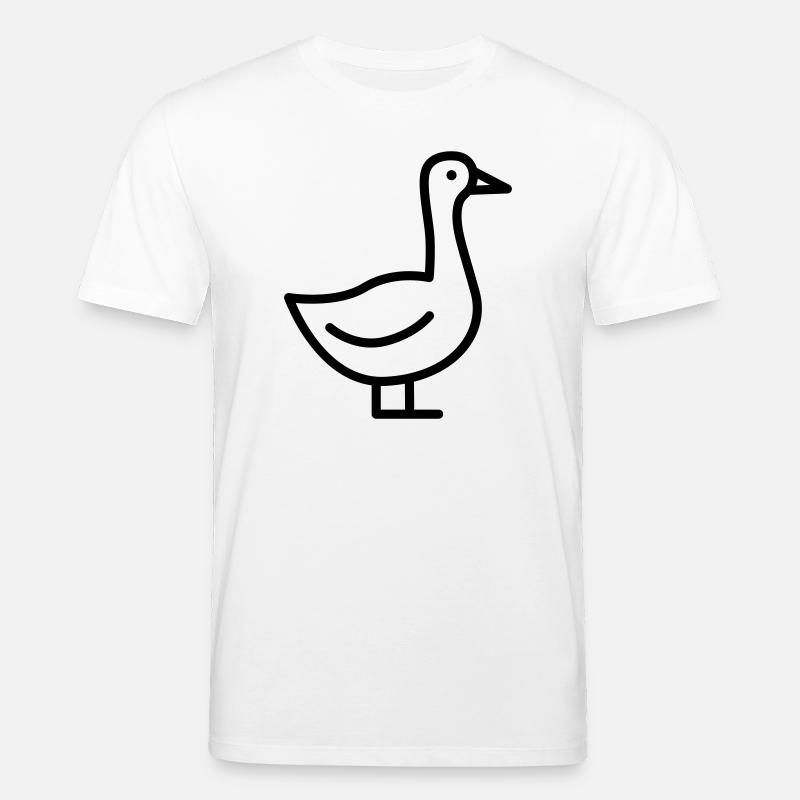 Gans - Stanley/Stella Unisex Bio-T-Shirt CREATOR  - Weiß