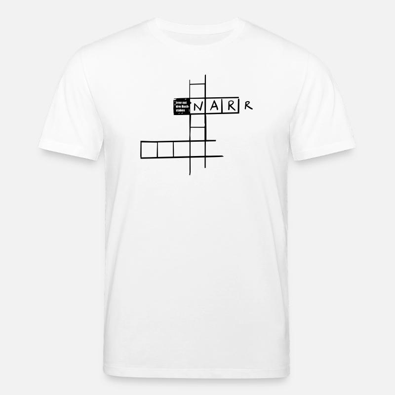 Irrer mit 3 Buchstaben - Stanley/Stella Unisex Bio-T-Shirt CREATOR  - Weiß
