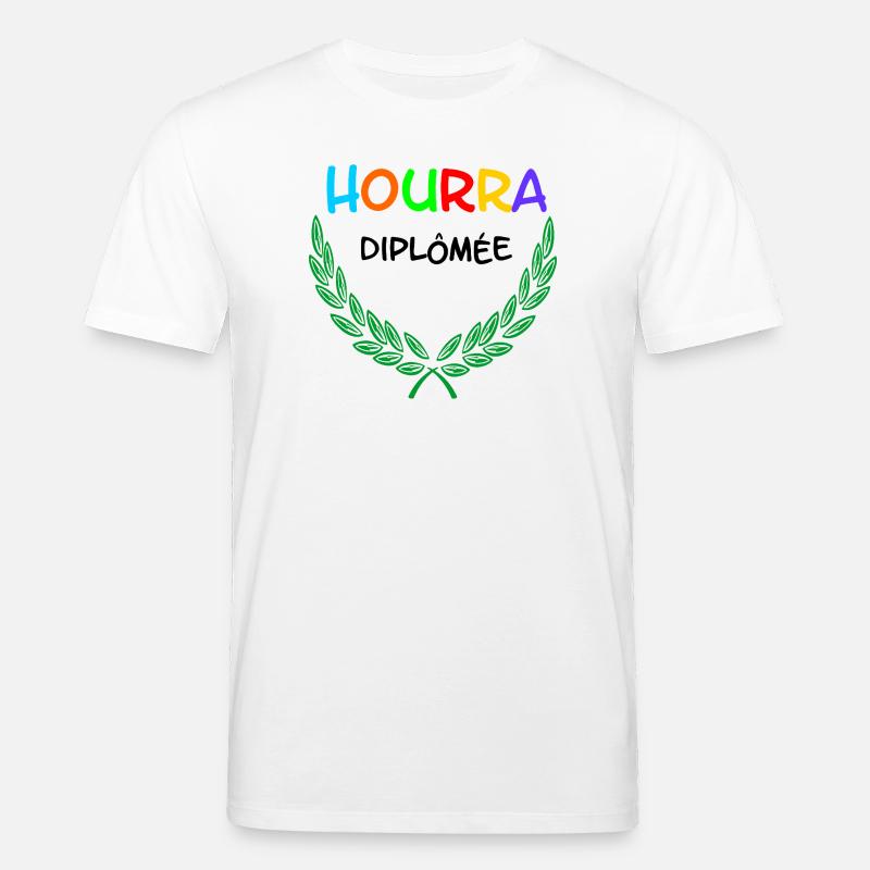 HOURRA Diplômée - Stanley/Stella Unisex Bio-T-Shirt CREATOR  - Weiß
