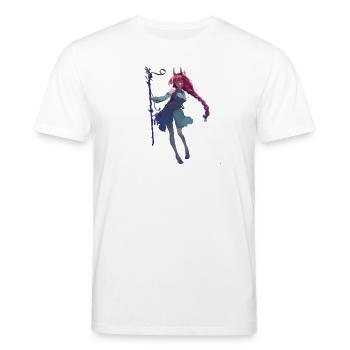 Magier - Stanley/Stella Unisex Bio-T-Shirt CREATOR  - Weiß - Vorne - Alina (178cm) & Michal (187cm)