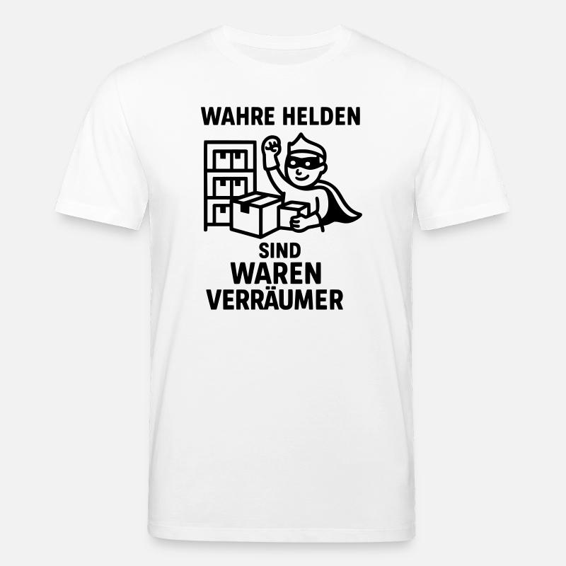waren verräumer helden - Stanley/Stella Unisex Bio-T-Shirt CREATOR  - Weiß
