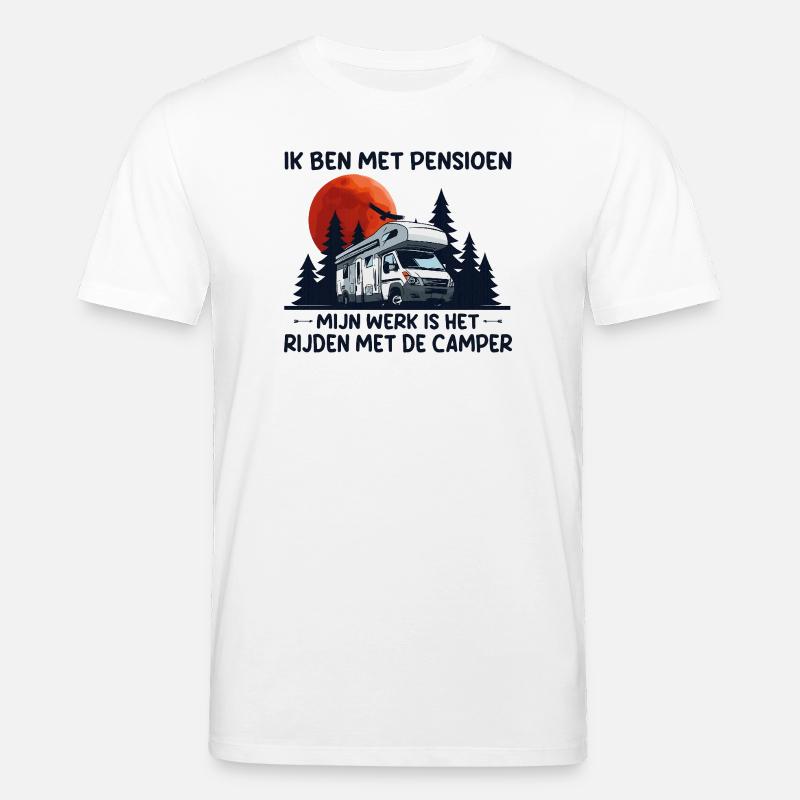 Ich bin ein pensionierter Camper. - Stanley/Stella Unisex Bio-T-Shirt CREATOR  - Weiß