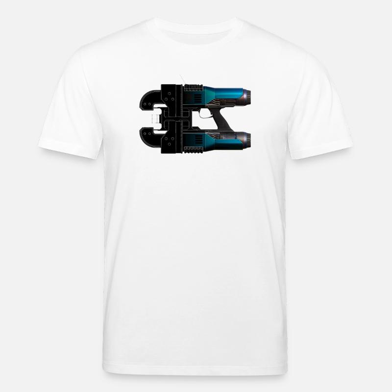 Space Drop Lasercutter - Stanley/Stella Unisex Bio-T-Shirt CREATOR  - Weiß