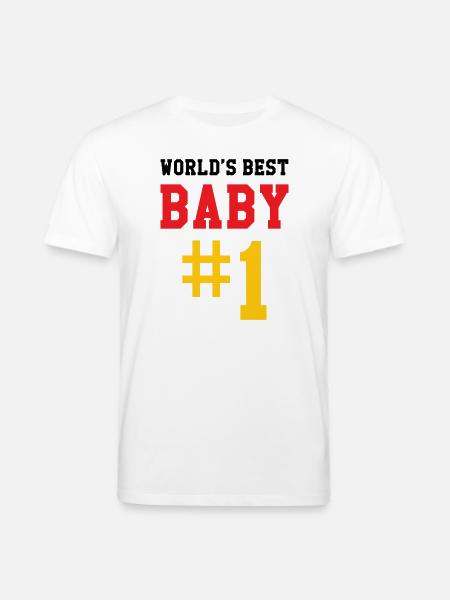 Best Baby - Birth - Child - Stanley/Stella CREATOR Unisex Organic T-Shirt - white