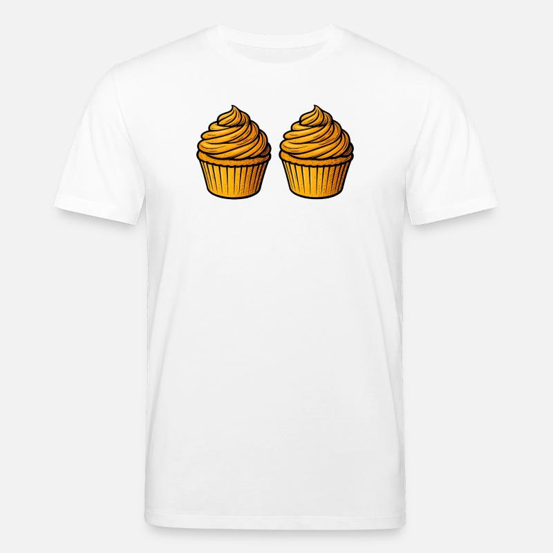 Cupcake Backen Comic - Stanley/Stella Unisex Bio-T-Shirt CREATOR  - Weiß