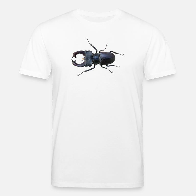 Hirschkäfer  - Stanley/Stella Unisex Bio-T-Shirt CREATOR  - Weiß