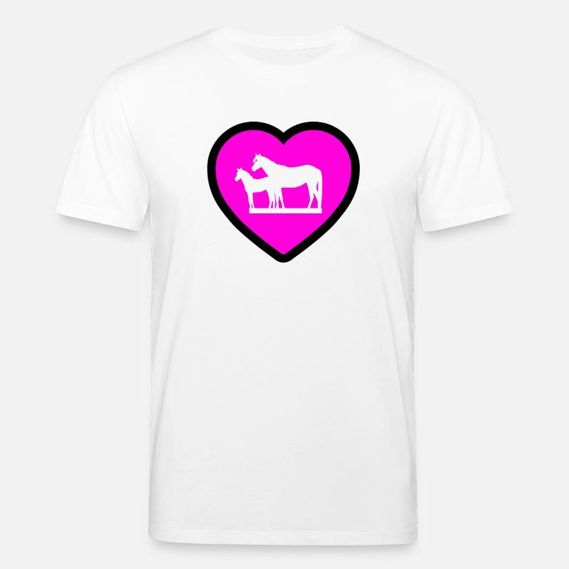 Pferde - Stanley/Stella Unisex Bio-T-Shirt CREATOR  - Weiß