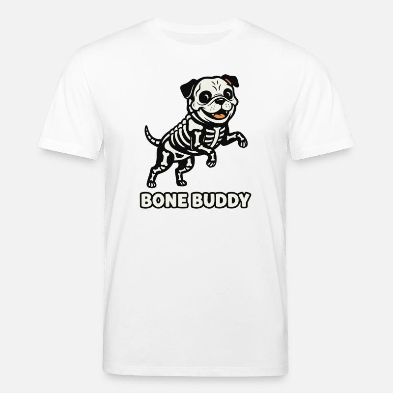 Knochen Buddy Hund - Stanley/Stella Unisex Bio-T-Shirt CREATOR  - Weiß