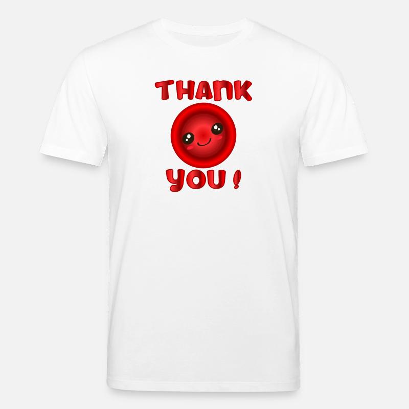 Danke Blutspende - Stanley/Stella Unisex Bio-T-Shirt CREATOR  - Weiß