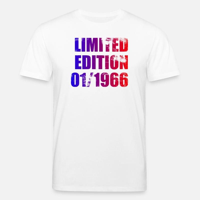 60e anniversaire Édition Limitée 01/1966 - T-shirt bio CREATOR Stanley/Stella Unisexe - blanc
