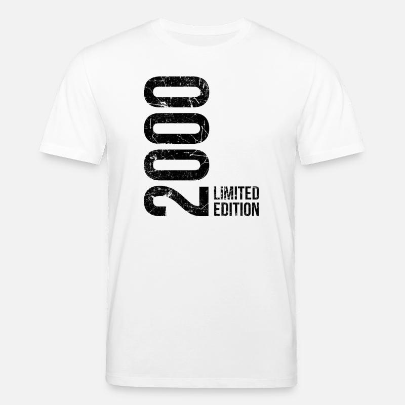 Limited Edition 2000 – Geburtsjahr Stolz - Stanley/Stella Unisex Bio-T-Shirt CREATOR  - Weiß