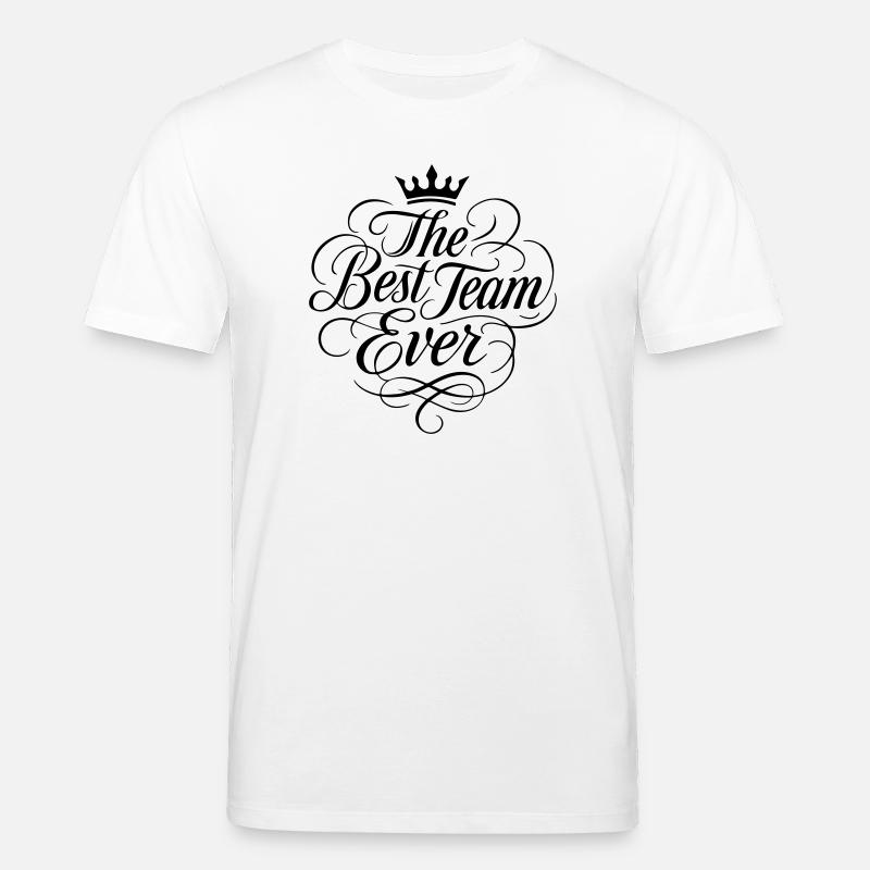 Das Beste Team Ever - Stanley/Stella Unisex Bio-T-Shirt CREATOR  - Weiß