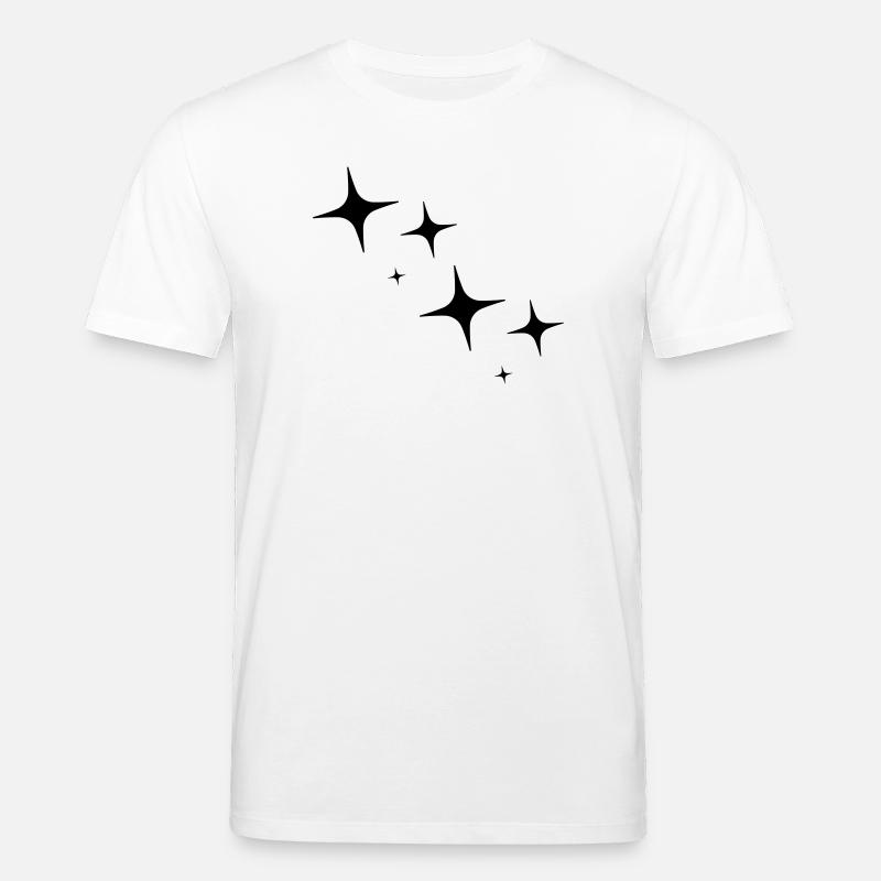 Funkeln - Sterne - Zeichen - Stanley/Stella Unisex Bio-T-Shirt CREATOR  - Weiß