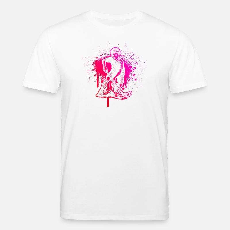 Déclaration directe de floorball - T-shirt bio CREATOR Stanley/Stella Unisexe - blanc