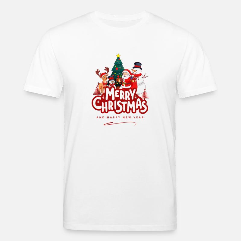 Frohe Weihnachten | Festliche Weihnachtskleidung & Geschenke - Stanley/Stella Unisex Bio-T-Shirt CREATOR  - Weiß