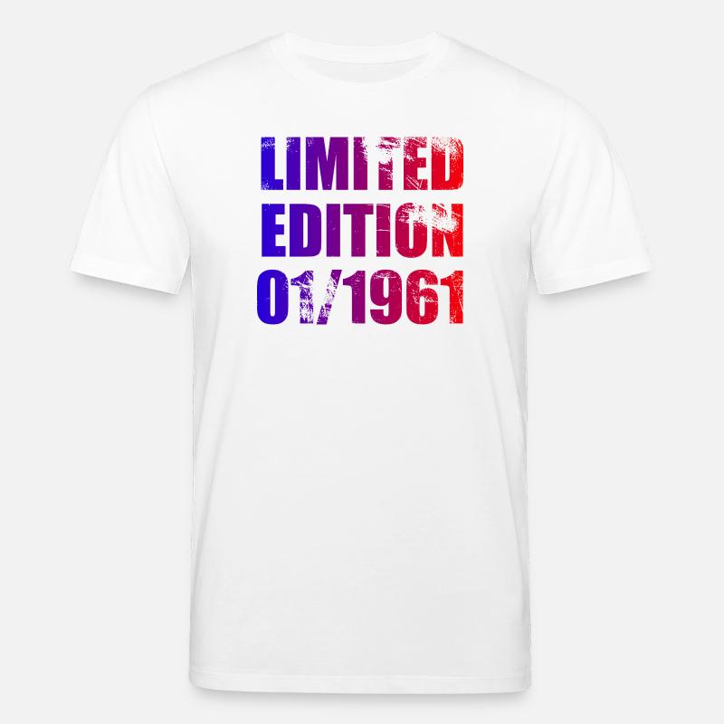 65e anniversaire Édition limitée 01/1961 - T-shirt bio CREATOR Stanley/Stella Unisexe - blanc