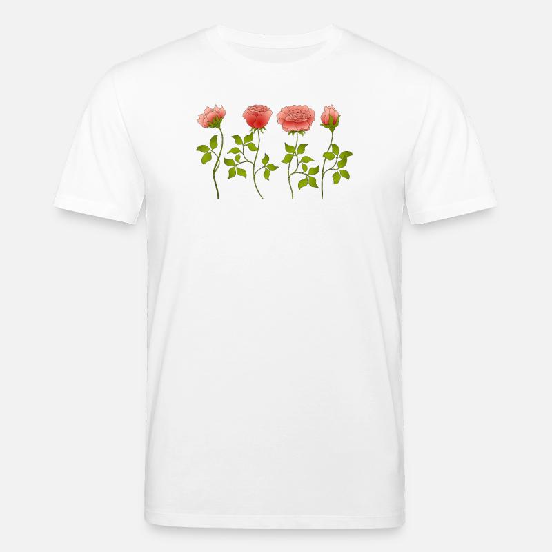 Fleur - T-shirt bio CREATOR Stanley/Stella Unisexe - blanc