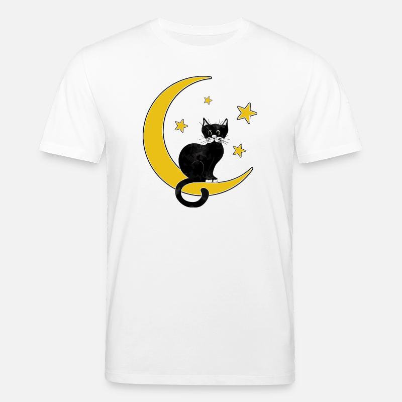 Katze - Stanley/Stella Unisex Bio-T-Shirt CREATOR  - Weiß