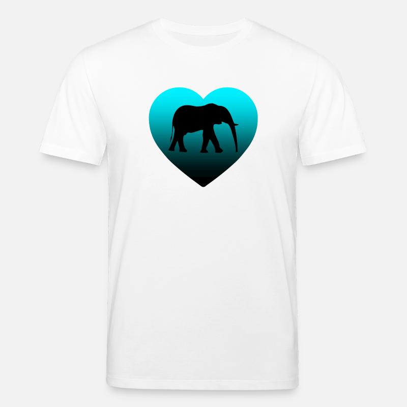 Elefant - Stanley/Stella Unisex Bio-T-Shirt CREATOR  - Weiß