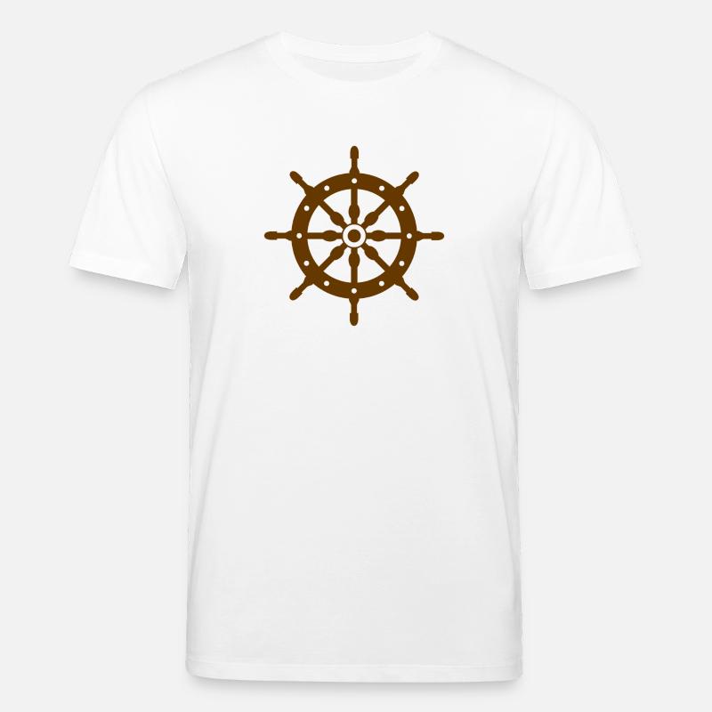 Schiffsrad - Stanley/Stella Unisex Bio-T-Shirt CREATOR  - Weiß
