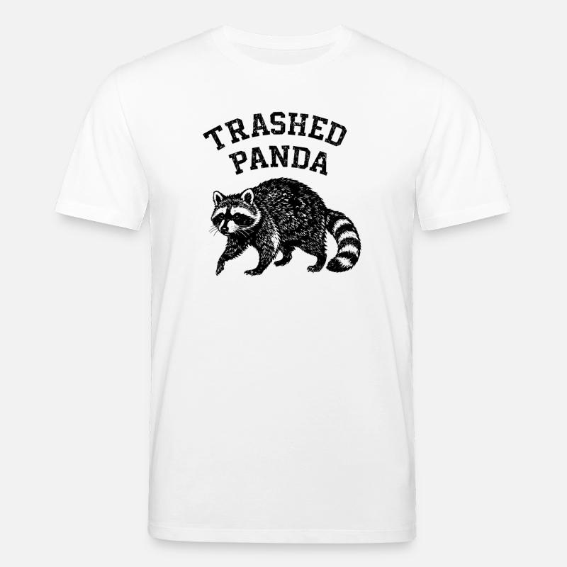 Trashed Panda - Stanley/Stella Unisex Bio-T-Shirt CREATOR  - Weiß