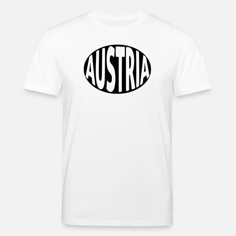 Austria - Österreich Typografie - Stanley/Stella Unisex Bio-T-Shirt CREATOR - Weiß