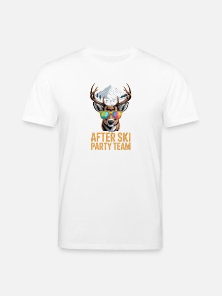 Après Ski After Ski Party Team - Stanley/Stella CREATOR Unisex Organic T-Shirt - white