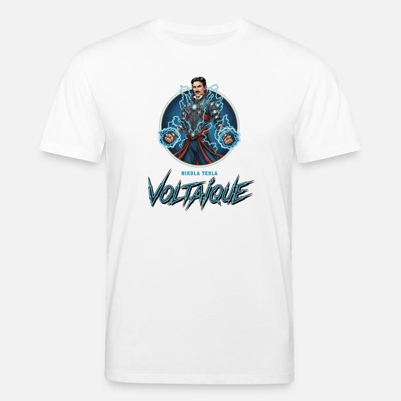 Elektrisch Voltaik - Stanley/Stella Unisex Bio-T-Shirt CREATOR  - Weiß