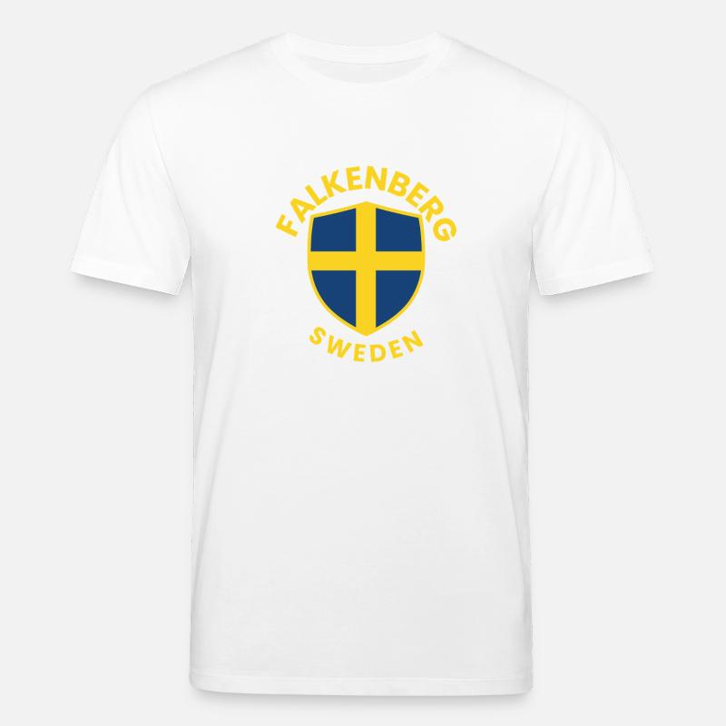 Falkenberg-Schild Schweden - Stanley/Stella Unisex Bio-T-Shirt CREATOR  - Weiß