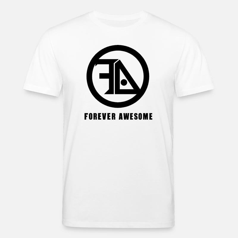 Forever Awesome Black - Stanley/Stella Unisex Bio-T-Shirt CREATOR  - Weiß