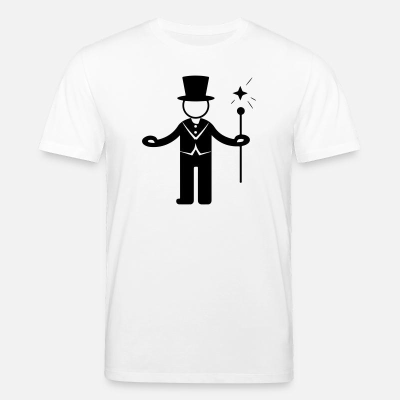 Cirque Magicien Magicien - T-shirt bio CREATOR Stanley/Stella Unisexe - blanc