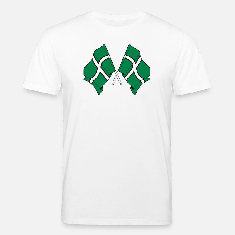 Devon Cross-Flaggen - Stanley/Stella Unisex Bio-T-Shirt CREATOR  - Weiß