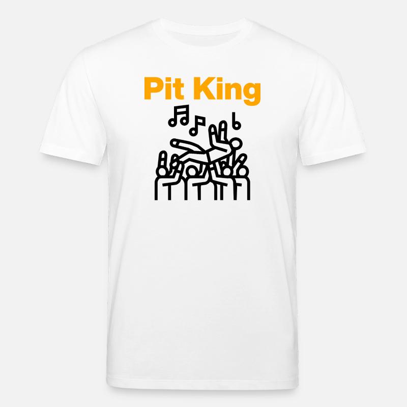 Pit King, Mosh Monarch! - Stanley/Stella Unisex Bio-T-Shirt CREATOR  - Weiß