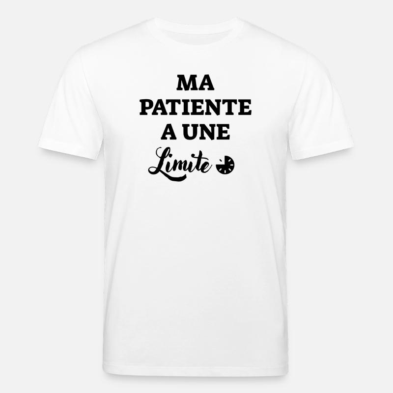 Mein Patient hat eine Grenze - Stanley/Stella Unisex Bio-T-Shirt CREATOR  - Weiß