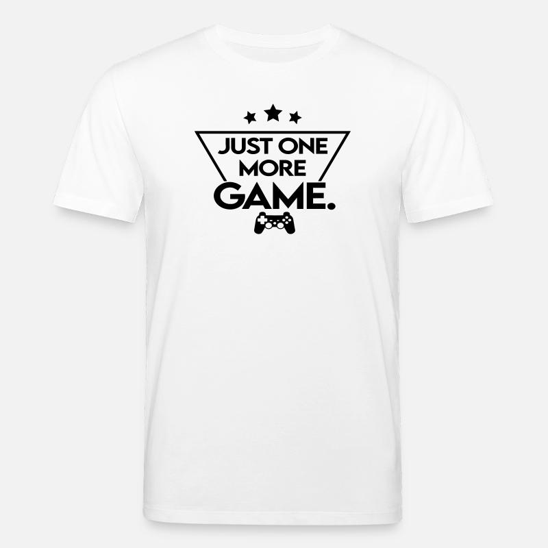 Just one more game - Stanley/Stella Unisex Bio-T-Shirt CREATOR  - Weiß