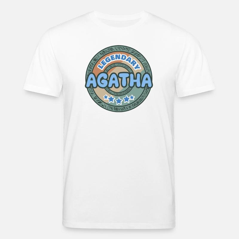 Agatha als Geschenkidee - Stanley/Stella Unisex Bio-T-Shirt CREATOR  - Weiß