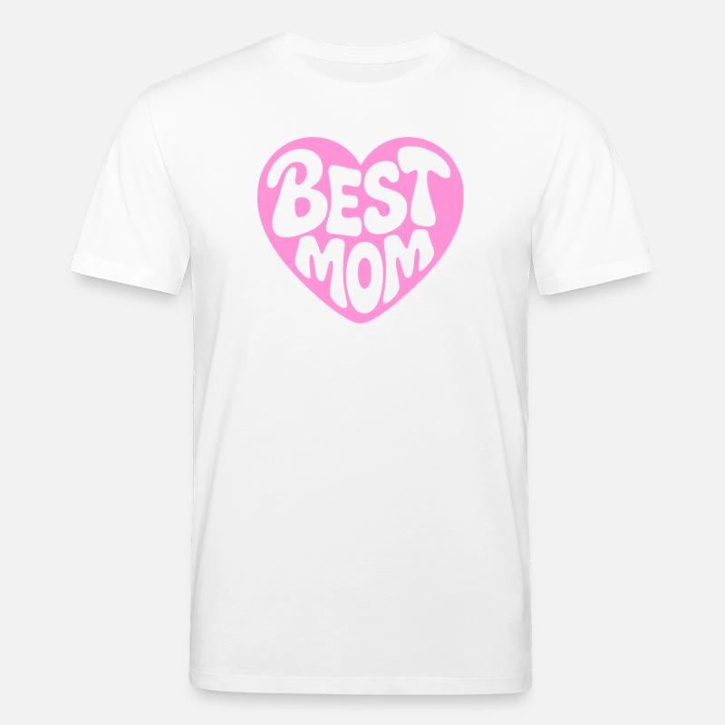 Beste Mama Herzdesign - Stanley/Stella Unisex Bio-T-Shirt CREATOR  - Weiß