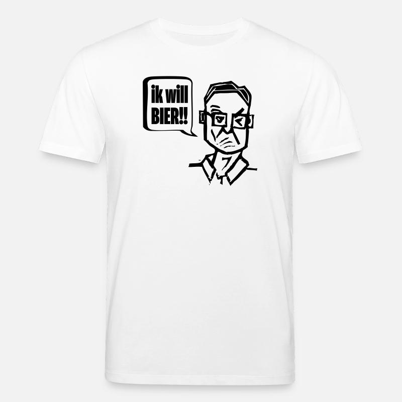 Der Kiecker will Pils - Stanley/Stella Unisex Bio-T-Shirt CREATOR  - Weiß