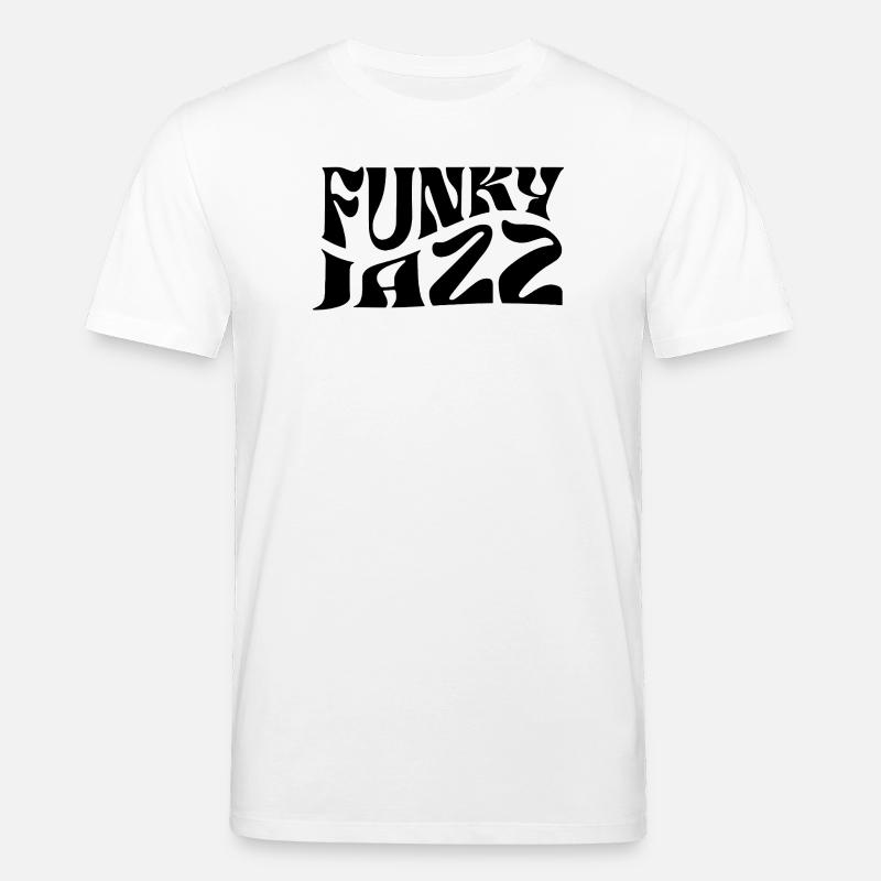 Funky Jazz Musik-Logo-Design - Stanley/Stella Unisex Bio-T-Shirt CREATOR - Weiß