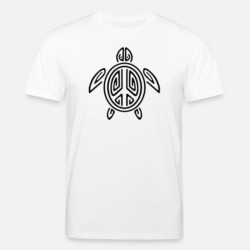 Turtle Peace - Stanley/Stella Unisex Bio-T-Shirt CREATOR  - Weiß