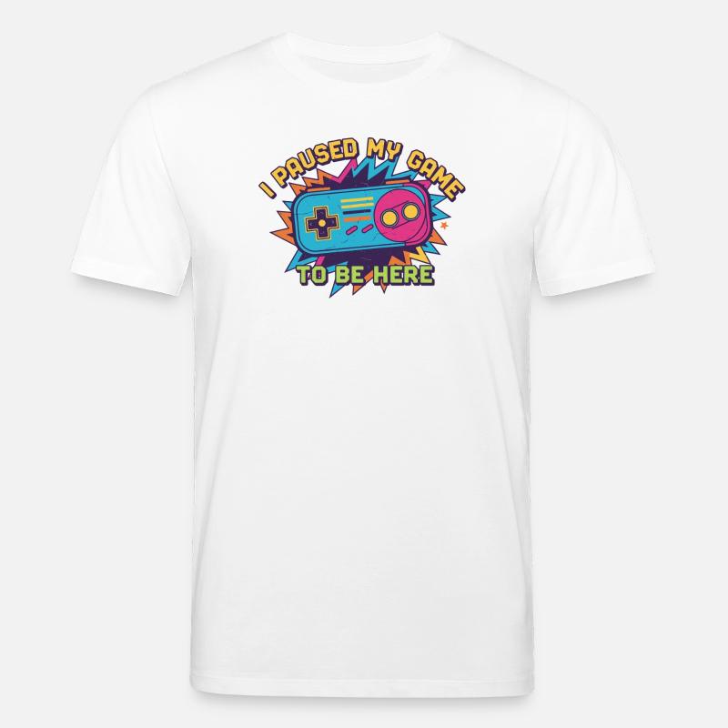 Retro Controller Meme Tee - Stanley/Stella Unisex Bio-T-Shirt CREATOR  - Weiß