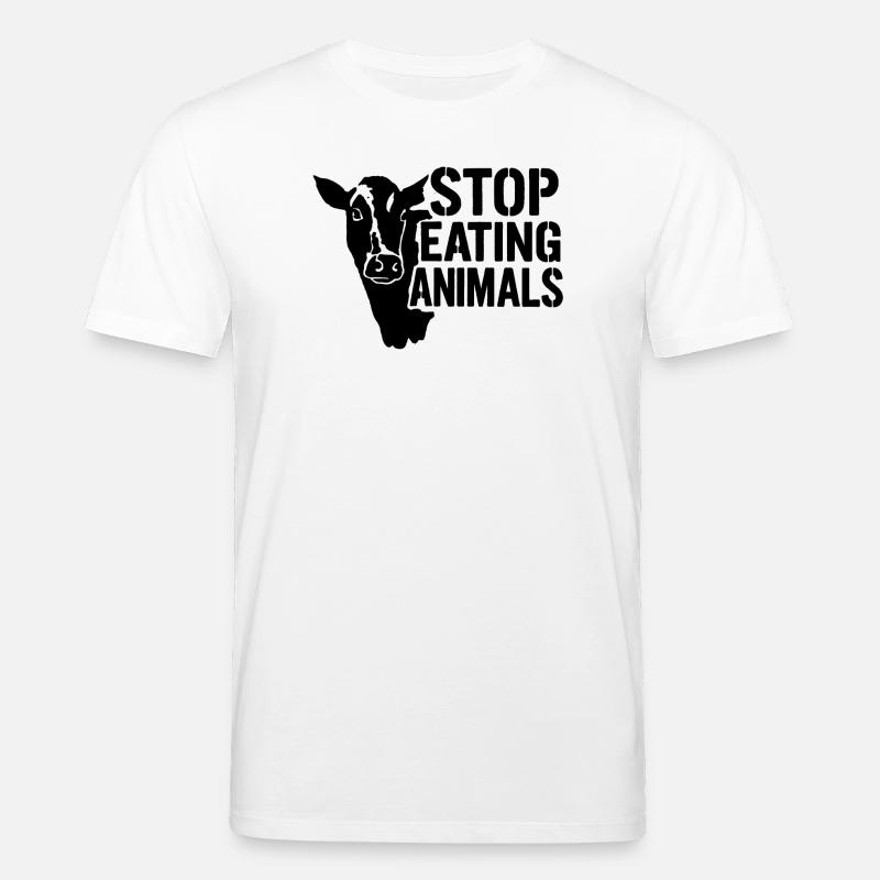 Stoppt Tierleid: Kein Fleisch - Stanley/Stella Unisex Bio-T-Shirt CREATOR  - Weiß