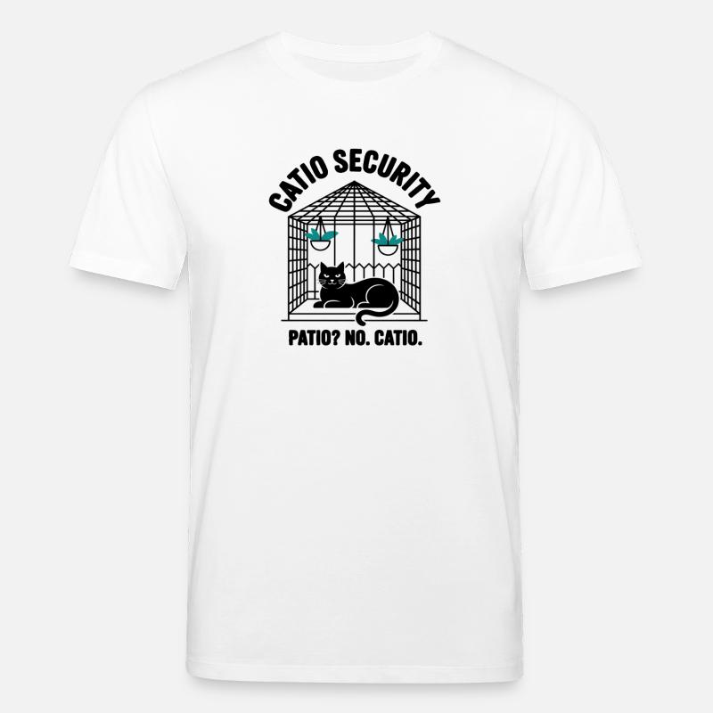 Catio Security Patio No Catio Team - Stanley/Stella Unisex Bio-T-Shirt CREATOR  - Weiß
