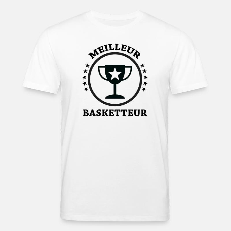 Meilleur Basketteur - T-shirt bio CREATOR Stanley/Stella Unisexe - blanc