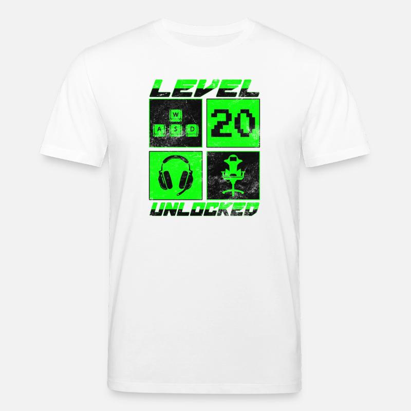 level 20 unlocked - Stanley/Stella Unisex Bio-T-Shirt CREATOR  - Weiß