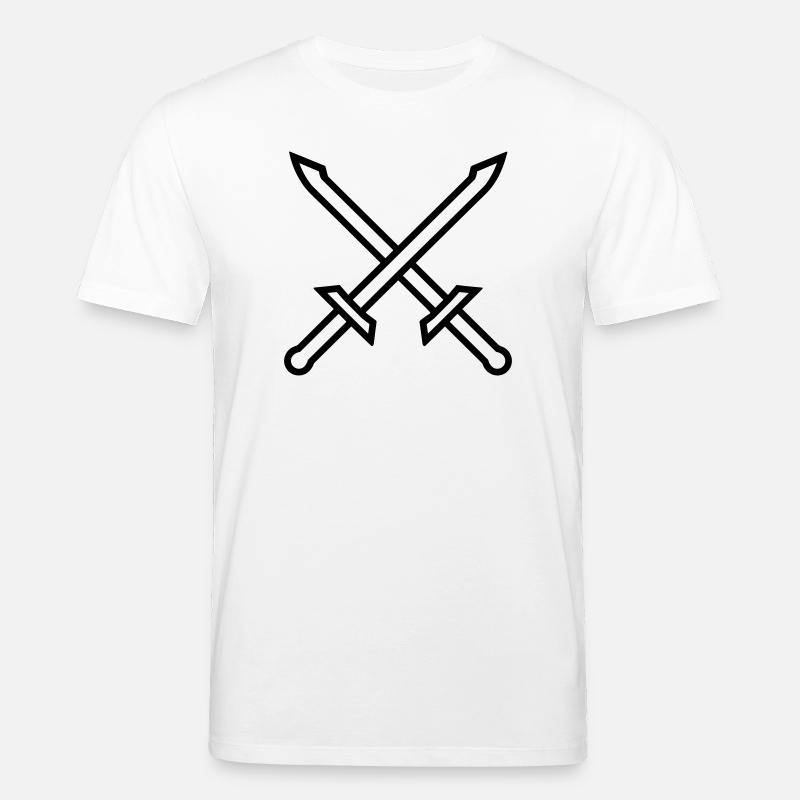 Zwei Schwerter - Stanley/Stella Unisex Bio-T-Shirt CREATOR  - Weiß