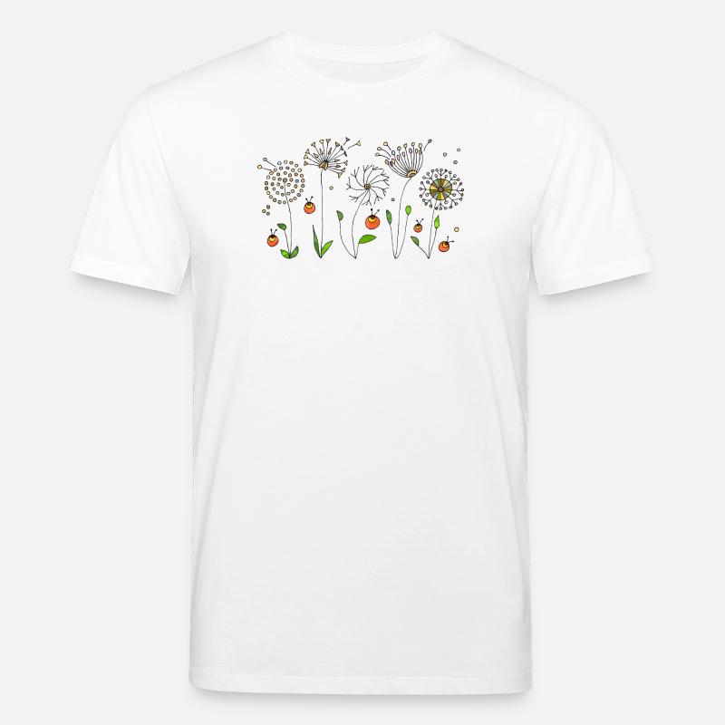 Blumen - Stanley/Stella Unisex Bio-T-Shirt CREATOR  - Weiß