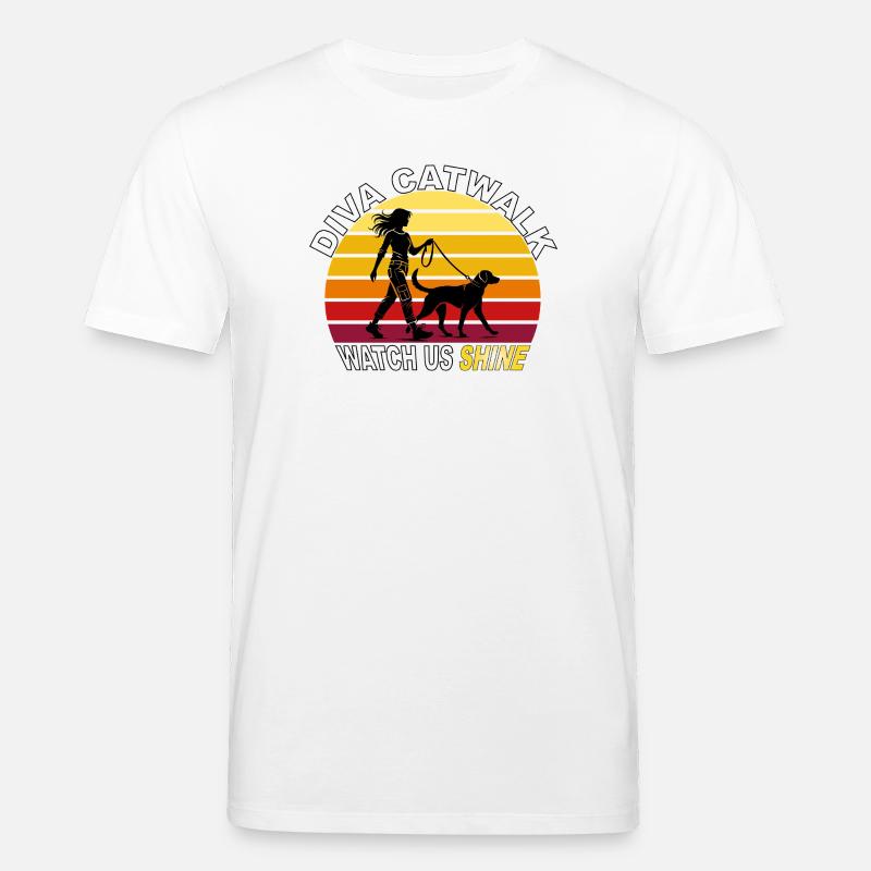 Diva Catwalk - Watch Us Shine Retro - Stanley/Stella Unisex Bio-T-Shirt CREATOR  - Weiß